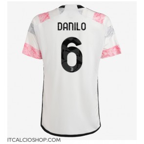 Juventus Danilo Luiz #6 Seconda Maglia 2023-24 Manica Corta